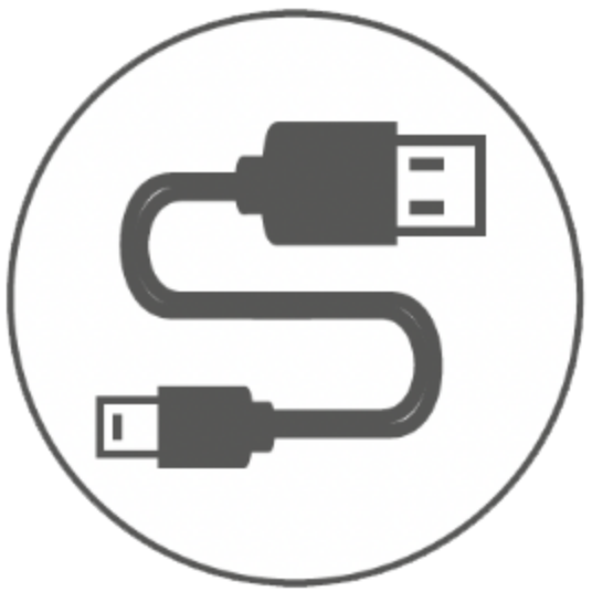 アイコン：USB電源（typeA / microB）